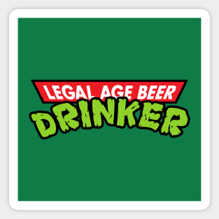 Legal Age Beer Drinker Magnet